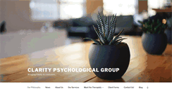 Desktop Screenshot of claritypsychologicalgroup.com
