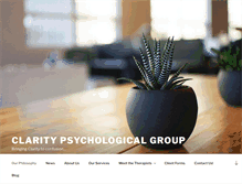 Tablet Screenshot of claritypsychologicalgroup.com
